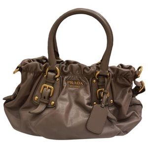Prada Nappa Leather Taupe Bag